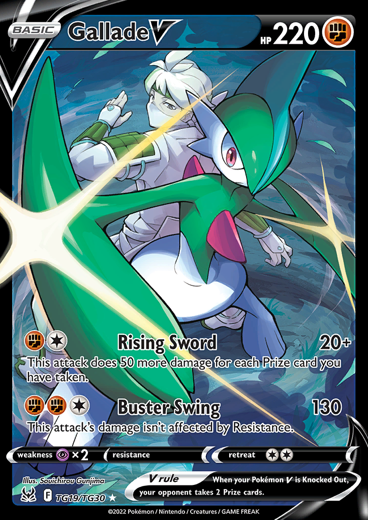 Pokemon Card Lost Origin Trainer Gallery TG19/TG30 Gallade V Ultra Rare *MINT*