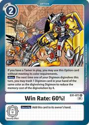 Digimon Card Classic Collection Win Rate: 60%! EX1-071 R