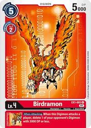 مجموعة بطاقات Digimon Classic Collection Birdamon EX1-003 U