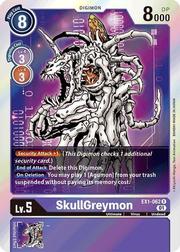 بطاقة Digimon Classic Collection SkullGreymon EX1-062 R