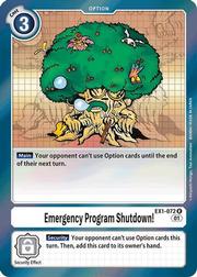 Digimon Card Classic Collection Emergency Program Shutdown! EX1-072 R