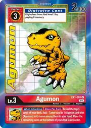 Digimon Card Classic Collection Agumon EX1-001 U Alternative Art