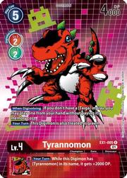 Digimon Card Classic Collection Tyrannomon EX1-005 R Alternative Art