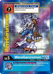 Digimon Card Classic Collection WereGarurumon EX1-017 C Alternative Art