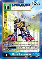 Digimon Card Classic Collection MetalGarurumon EX1-021 SR الفن البديل