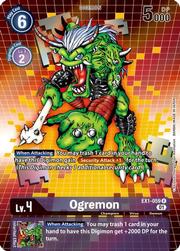 مجموعة Digimon Card Classic Collection Ogremon EX1-059 R الفن البديل