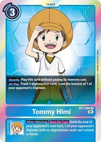 Digimon Card Next Adventure Tommy Himi BT7-086 R