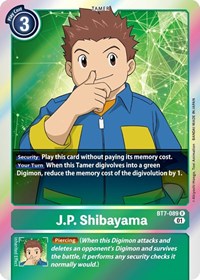 Digimon Card Next Adventure J.P. Shibayama BT7-089 R