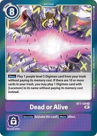 Digimon Card Next Adventure Dead or Alive BT7-109 R