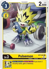Digimon Card Next Adventure Pulsemon BT7-032 C