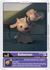 Digimon Card Next Adventure Kokomon BT7-006 U