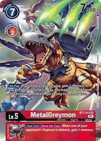 Digimon Card Next Adventure MetalGreymon BT7-013 SR Alternate Art
