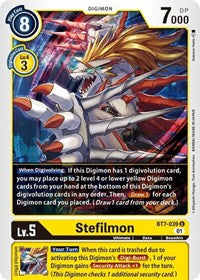 Digimon Card Next Adventure Stefilmon BT7-039 U