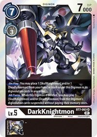 بطاقة ديجيمون المغامرة التالية DarkKnightmon BT7-063 SR