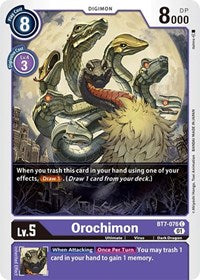 Digimon Card Next Adventure Orochimon BT7-076 C