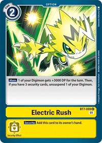 Digimon Card Next Adventure Electric Rush BT7-099 U
