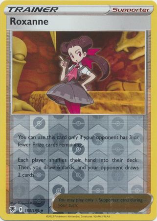 Pokemon Card Astral Radiance 150/189 Roxanne Supporter Reverse Holo Uncommon