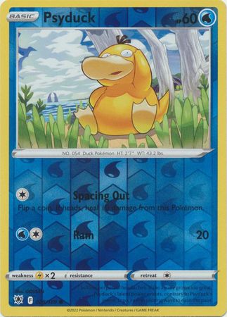 Pokemon Card Astral Radiance 28/189 028/189 Psyduck Reverse Holo Common