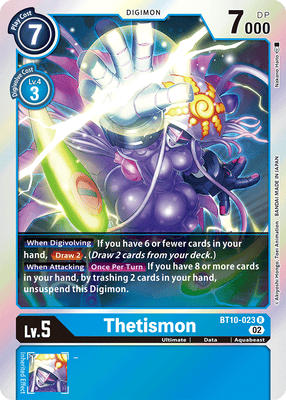 Digimon Card Xros Encounter Thetismon BT10-023 R
