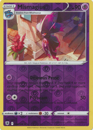 Pokemon Card Astral Radiance 59/189 059/189 Mismagius Reverse Holo Rare