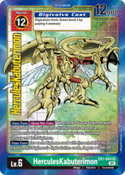 Digimon Card Classic Collection HerculesKabuterimon EX1-043 SR Alternative Art