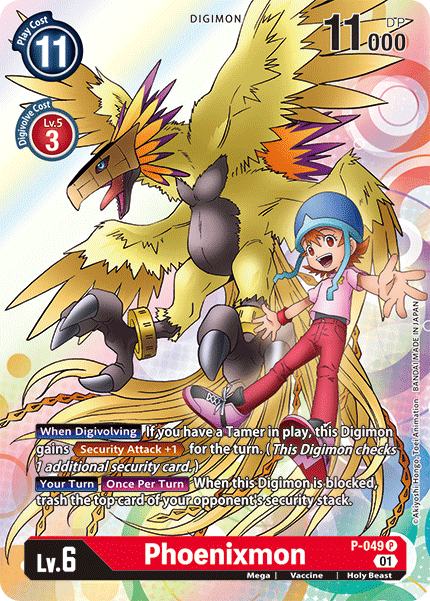 Digimon Card Next Adventure Phoenixmon P-049 P