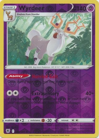 Pokemon Card Astral Radiance 69/189 069/189 Wyrdeer Reverse Holo Rare