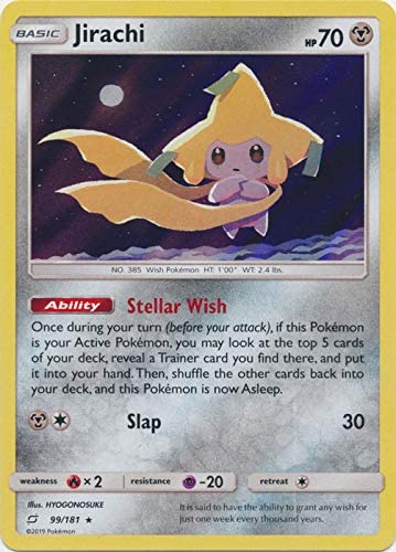 Jirachi (NON-HOLO) Rare Card 99/181 Team Up