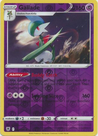 Pokemon Card Astral Radiance 62/189 062/189 Gallade Reverse Holo Rare