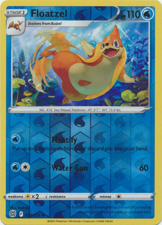 Pokemon Card Brilliant Stars 039/172 39/172 Floatzel Reverse Holo Uncommon