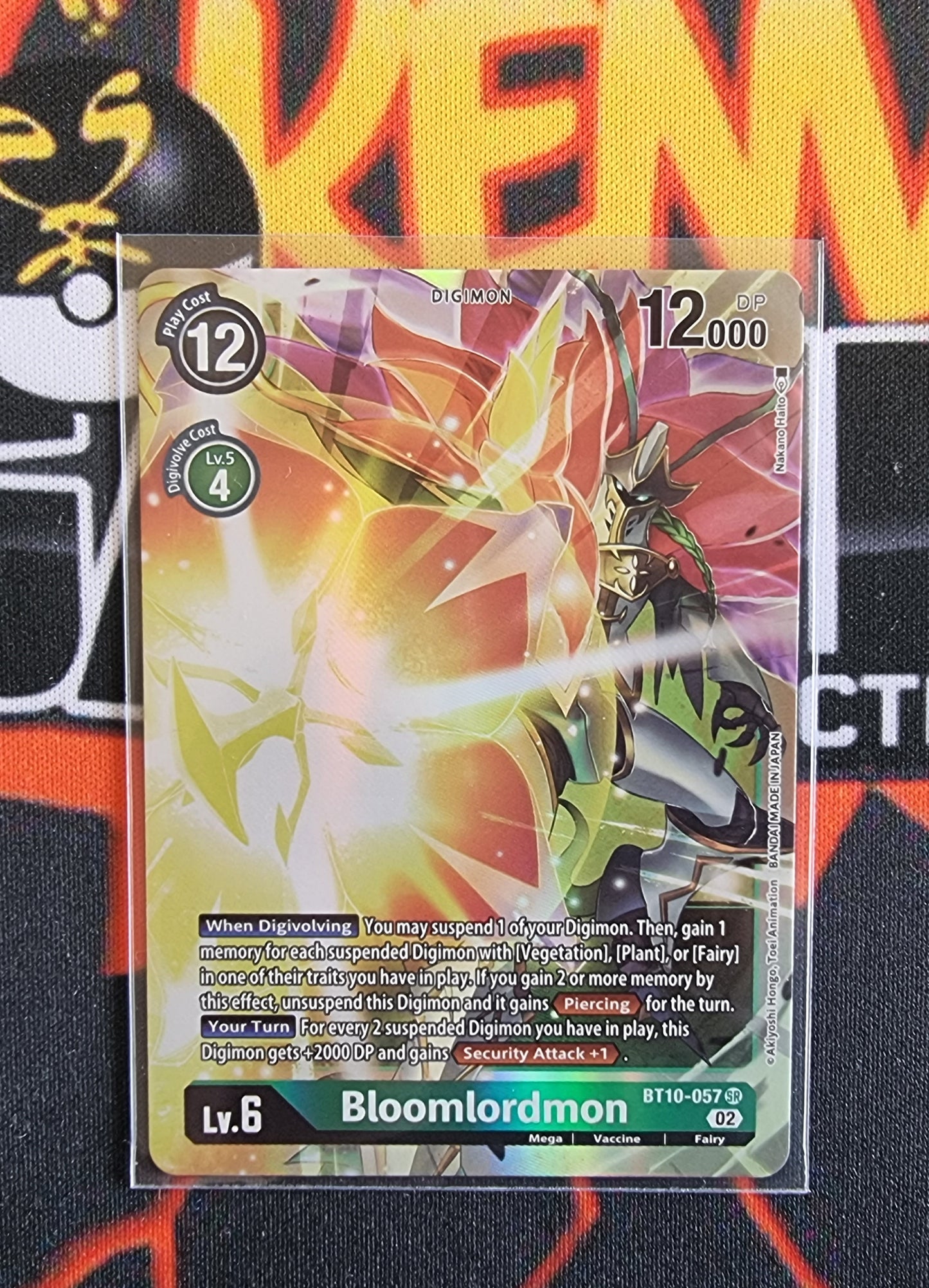 Digimon Card Xros Encounter Bloomlordmon BT10-057 SR
