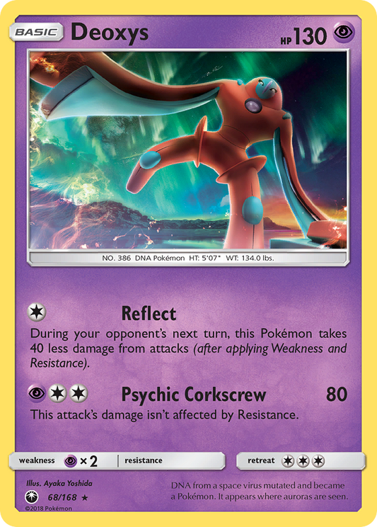 Pokemon Card Celestial Storm  68/168 Deoxys Pokemon Rare *MINT*
