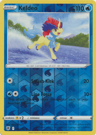 Pokemon Card Astral Radiance 45/189 045/189 Keldeo Reverse Holo Rare