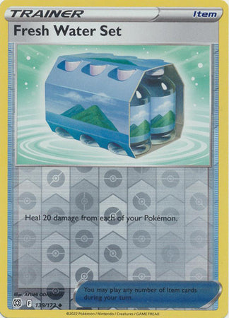 Pokemon Card Brilliant Stars 139/172 Fresh Water Set Reverse Holo Uncommon