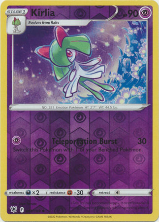 Pokemon Card Astral Radiance 61/189 061/189 Kirlia Reverse Holo Uncommon