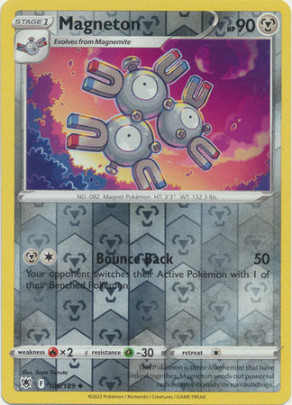 بطاقة بوكيمون Astral Radiance 106/189 Magneton Reverse Holo غير شائعة