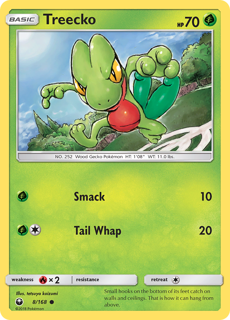 Pokemon Card Celestial Storm  8/168 Treecko Pokemon Common *MINT*