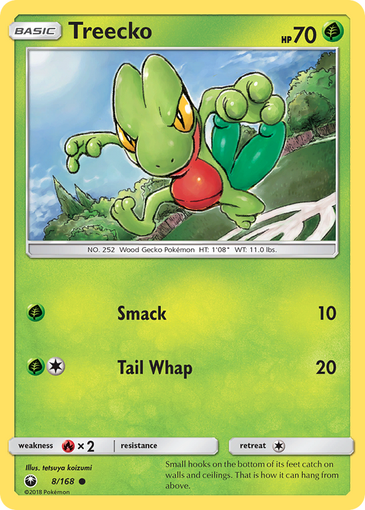 Pokemon Card Celestial Storm  8/168 Treecko Pokemon Common *MINT*
