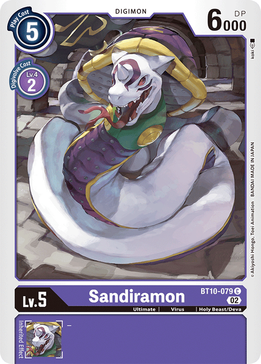 Digimon Card Xros Encounter Sandiramon BT10-079 C