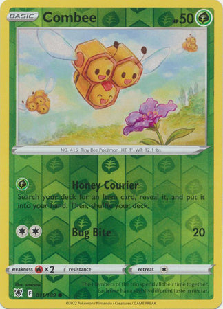 Pokemon Card Astral Radiance 11/189 011/189 Combee Reverse Holo Common