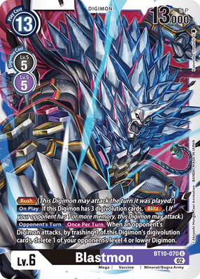 Digimon Card Xros Encounter Blastmon BT10-070 U