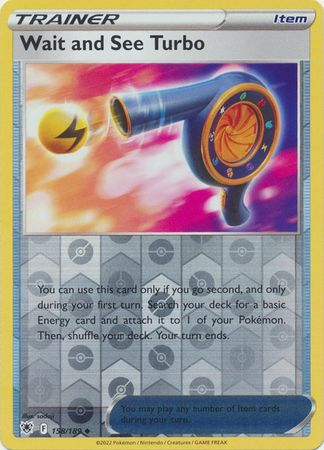 Pokemon Card Astral Radiance 158/189 Wait and See Turbo Item Reverse Holo Uncommon