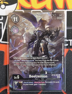 Digimon Card [BT10] Xros Encounter Beelzemon Alt Art BT10-082 U