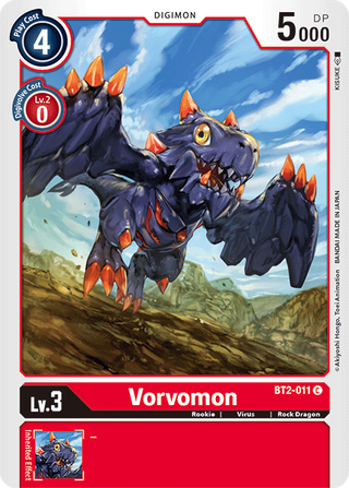 Digimon Card Ver 1.5 Vorvomon BT2-011 C