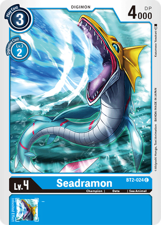 Digimon-Karte Ver 1.5 Seadramon BT2-024 C