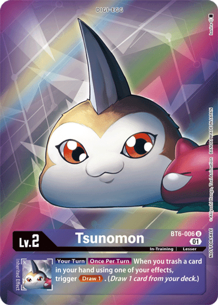 Digimon Card Tsunomon BT6-006 U (Alt. Art)