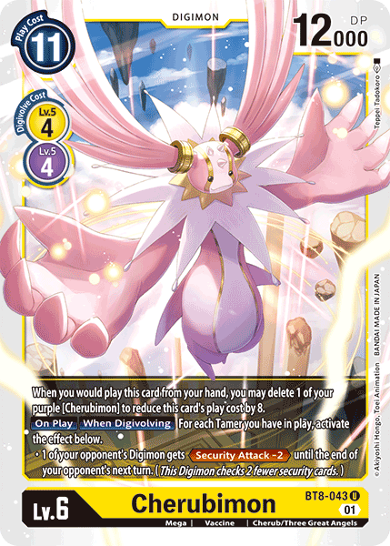 Digimon Card New Awakening Cherubimon BT8-043 U