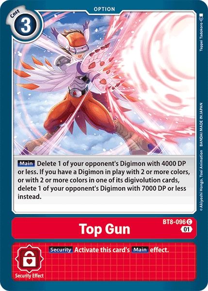 Digimon Card New Awakening Top Gun BT8-096 C