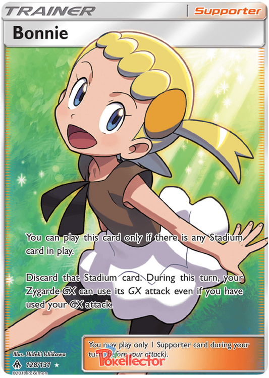 Pokemon Card Forbidden Light 128/131 Bonnie Supporter Full Art *MINT*