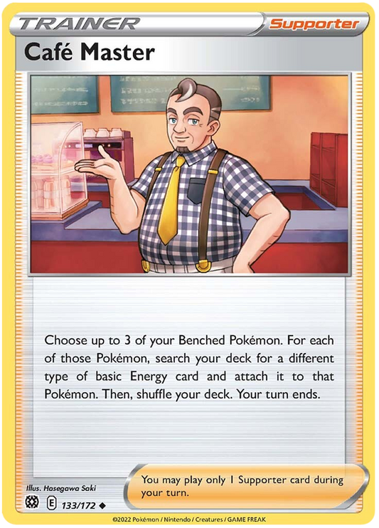 Pokemon Card Brilliant Stars 133/172 Café Master Uncommon